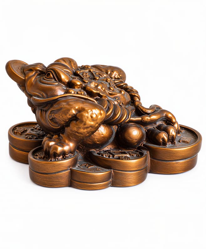 Feng Shui pengefrø - Lykke-Frø - 8 x 6,5 cm