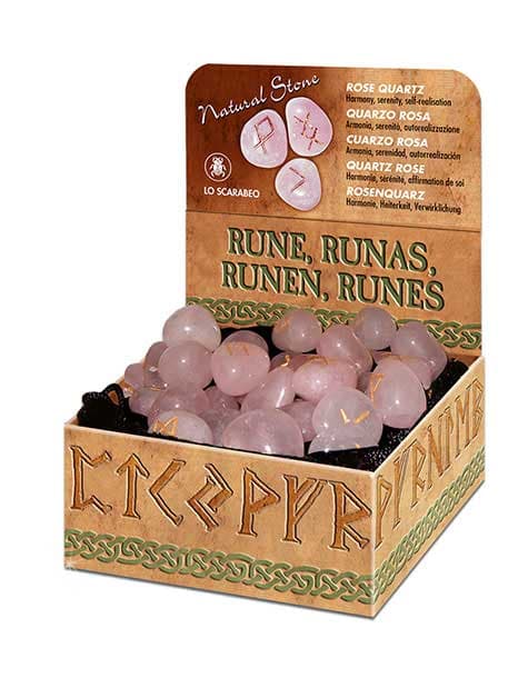 Runesæt - Rosenkvarts