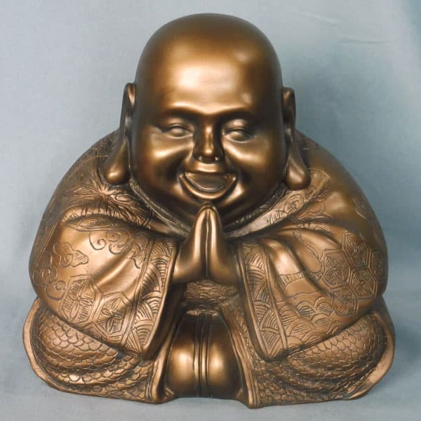 Happy Buddha Figur - Namaste - 20 cm
