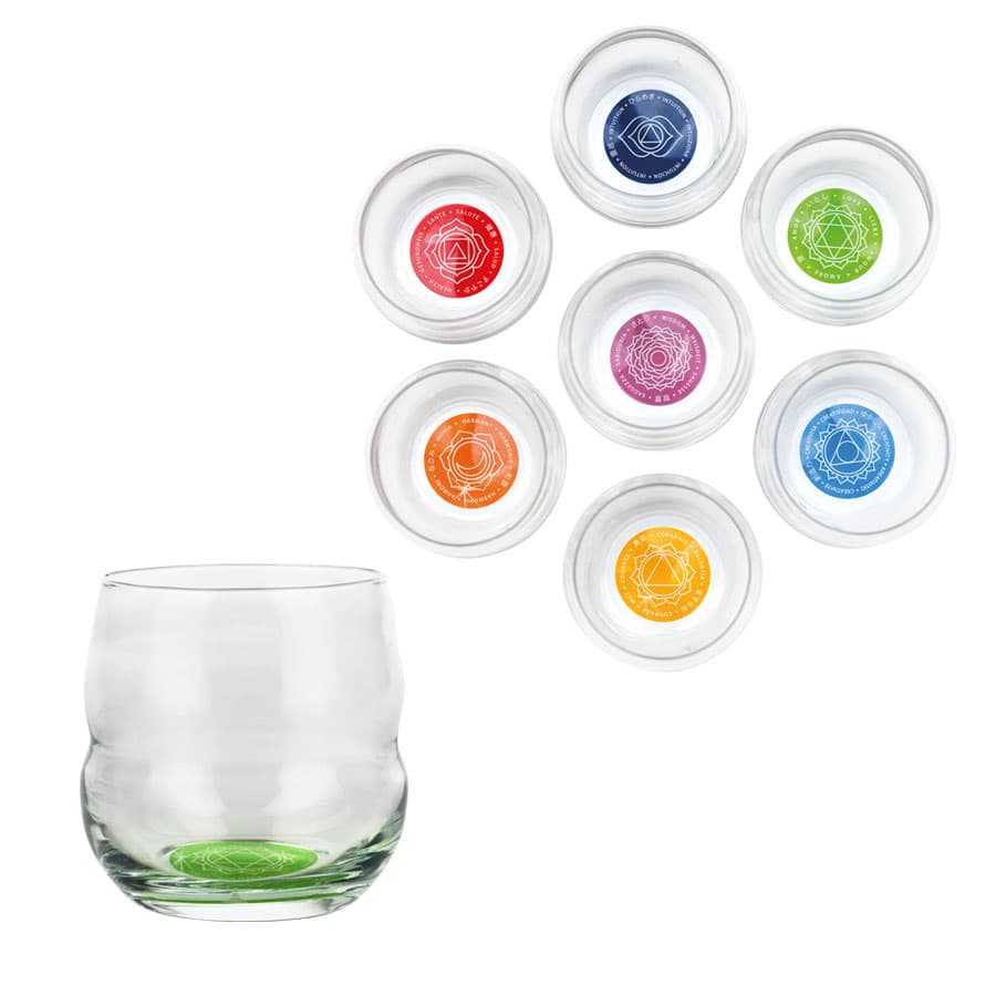 Chakra drikkeglas