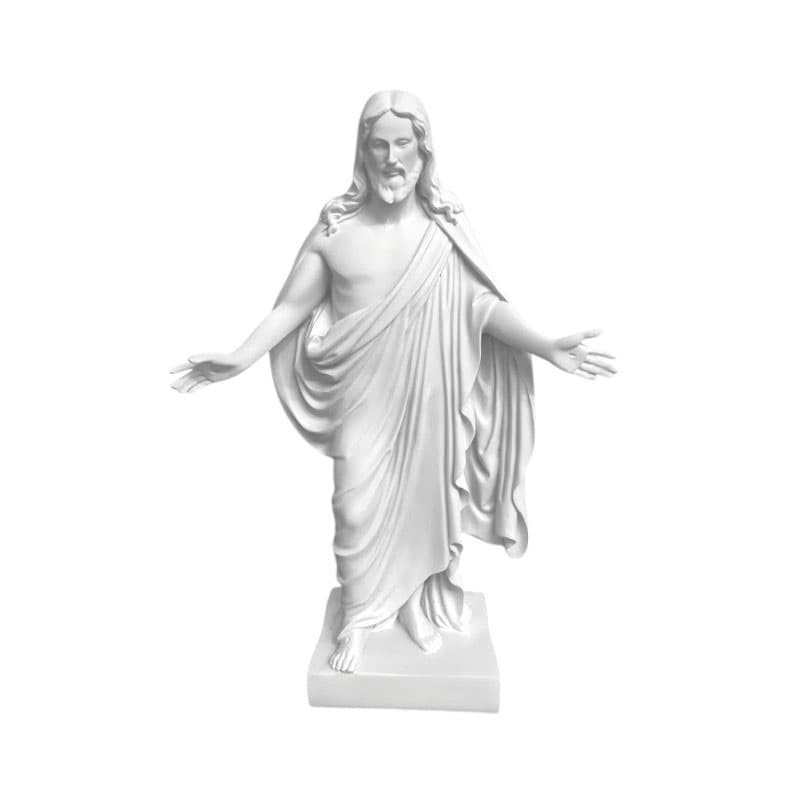 Thorvaldsens Kristus figur - 32cm - Hvid