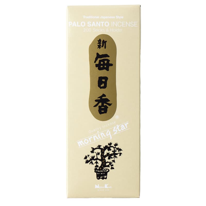 Japansk røgelse - Palo Santo - Morning Star - Big Box - Røgelsespinde