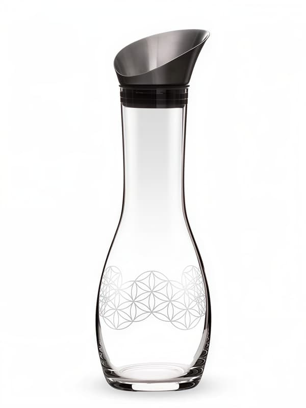 Vitajuwel vandkande Decanter Era - Flower of Life - 1,3 ltr