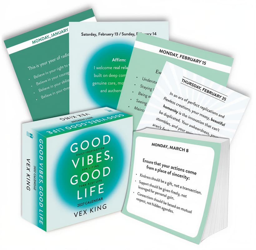 Good Vibes, Good Life Kalender 2027