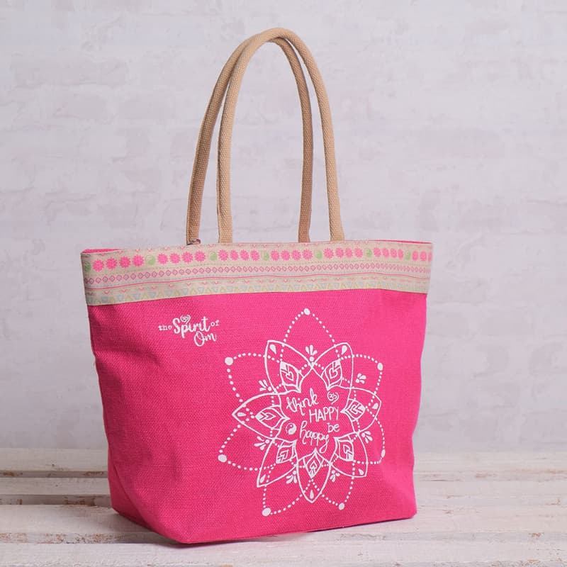 Lady Shopper taske - Pink - Spirit of om