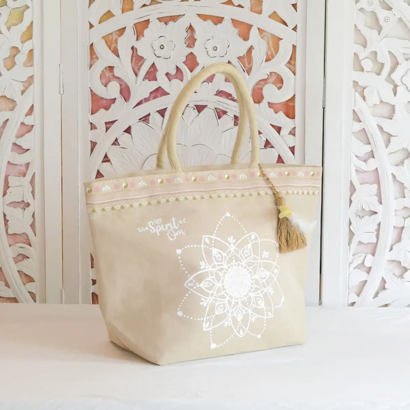 Lady Shopper taske - Natur - Spirit of om