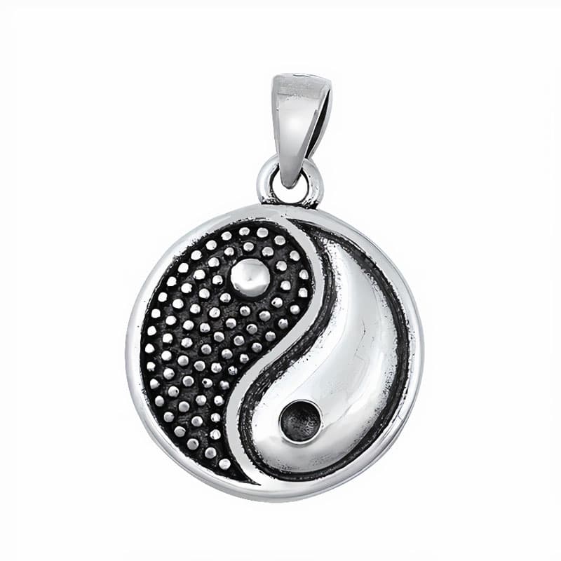 Yin Yang vedhæng - 20,5mm - u/kæde