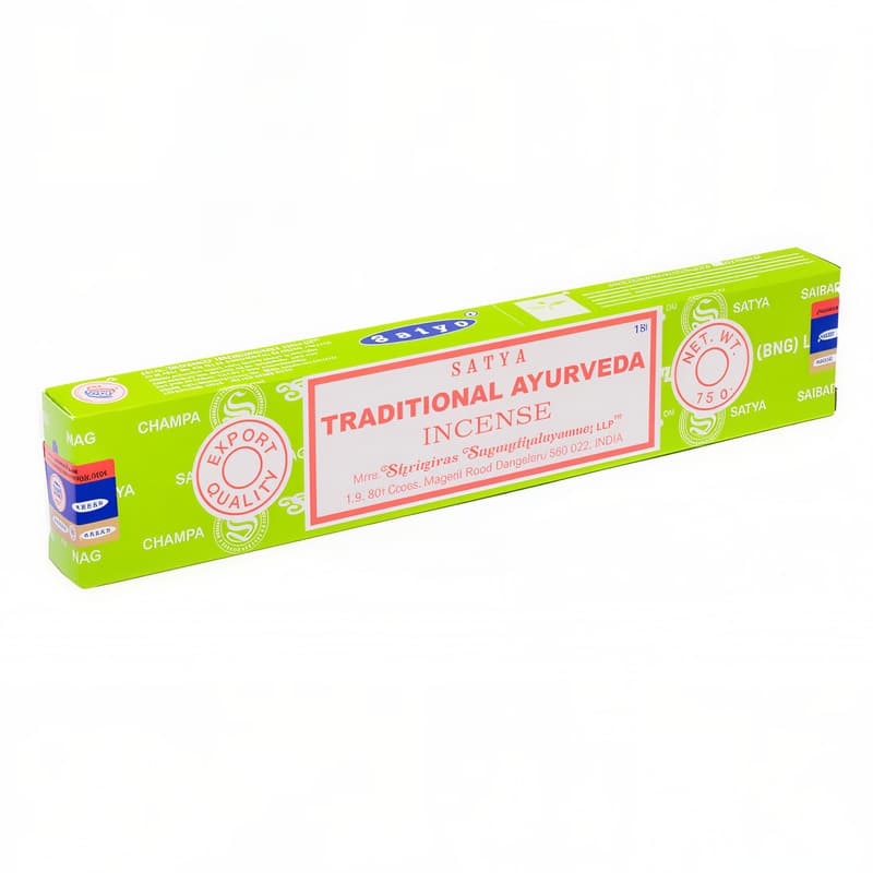 Satya Traditional Ayurveda røgelse - 15 gram - Røgelsespinde