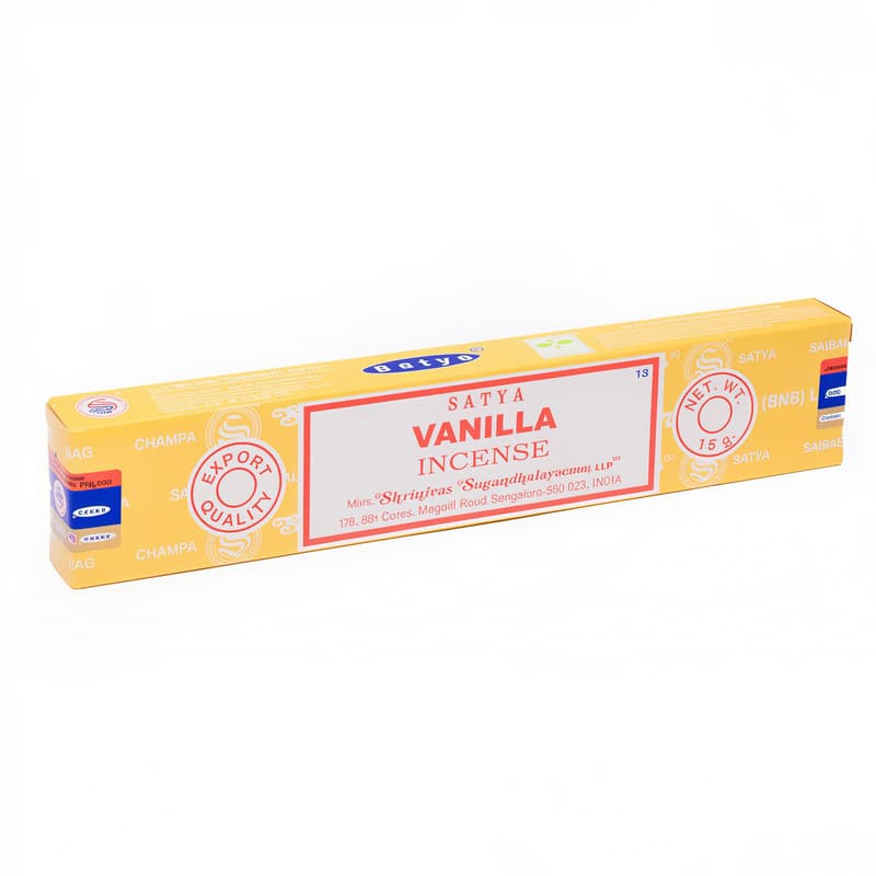 Satya Vanilla røgelse - Røgelsespinde