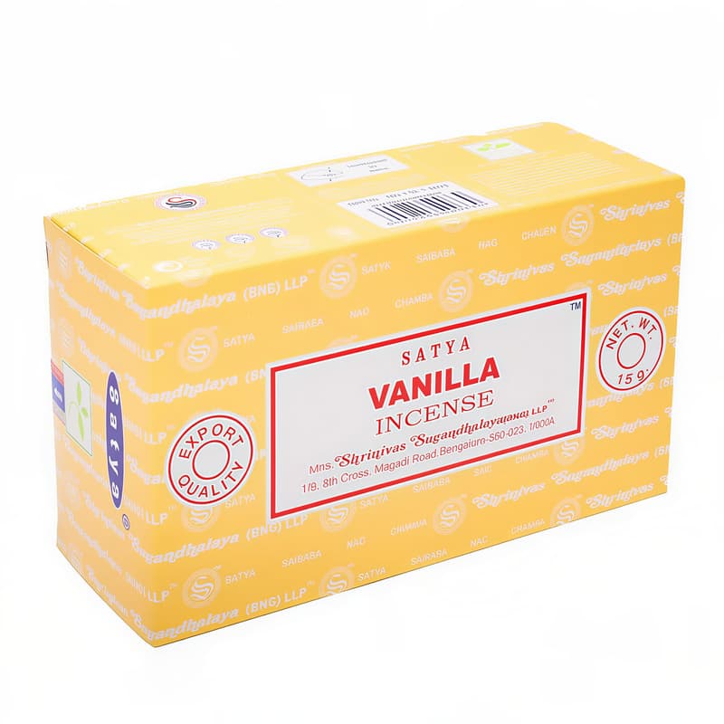 Satya Vanilla røgelse - Røgelsespinde