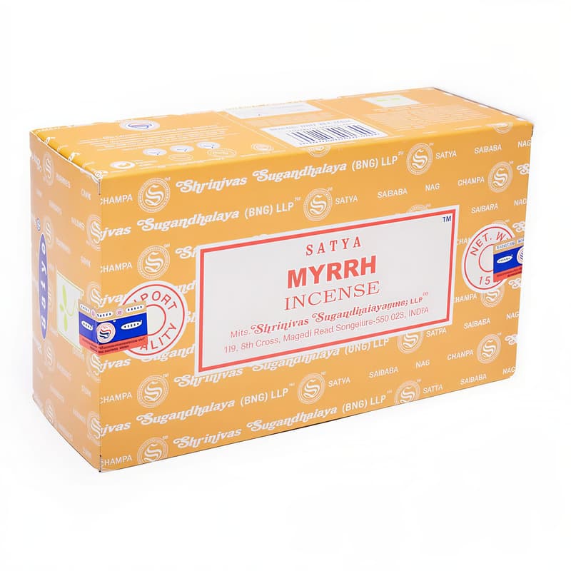 Satya Myrrh røgelse - Røgelsespinde