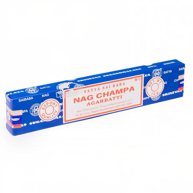 Nag Champa røgelse - 15 gram - Røgelsespinde