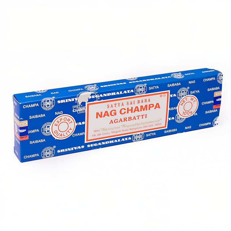 Nag Champa røgelse - 100 gram - Røgelsespinde