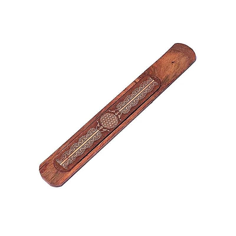 Røgelsesholder med Flower of life - 25cm