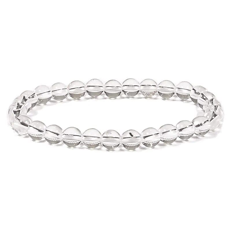 Armbånd Bjergkrystal - 6mm