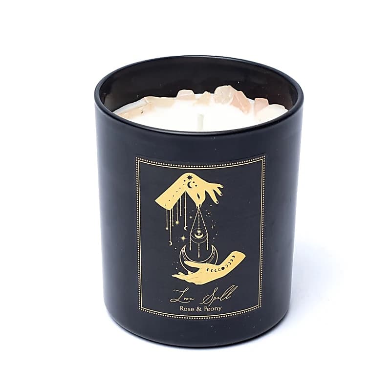 Manifestations lys - Love Spell - Rose og Pæonduft