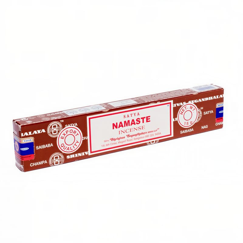Satya Namaste røgelse - 15 gram - Røgelsespinde