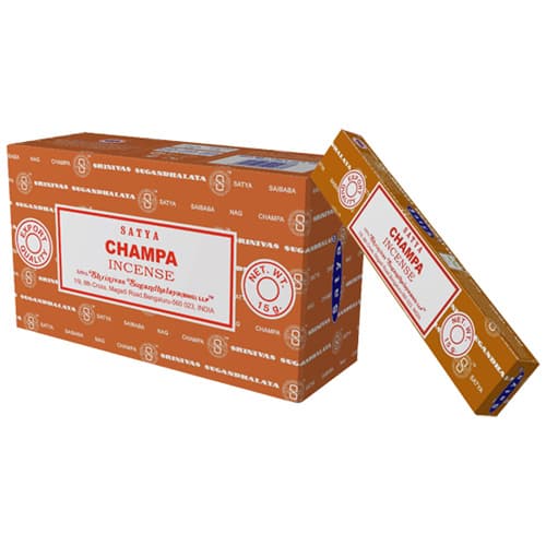 Satya Champa røgelse - 15 gram - Røgelsespinde