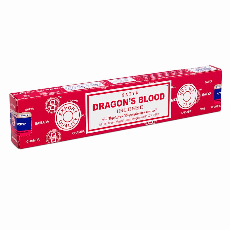 Satya Dragons Blood røgelse - Røgelsespinde - 15 gram
