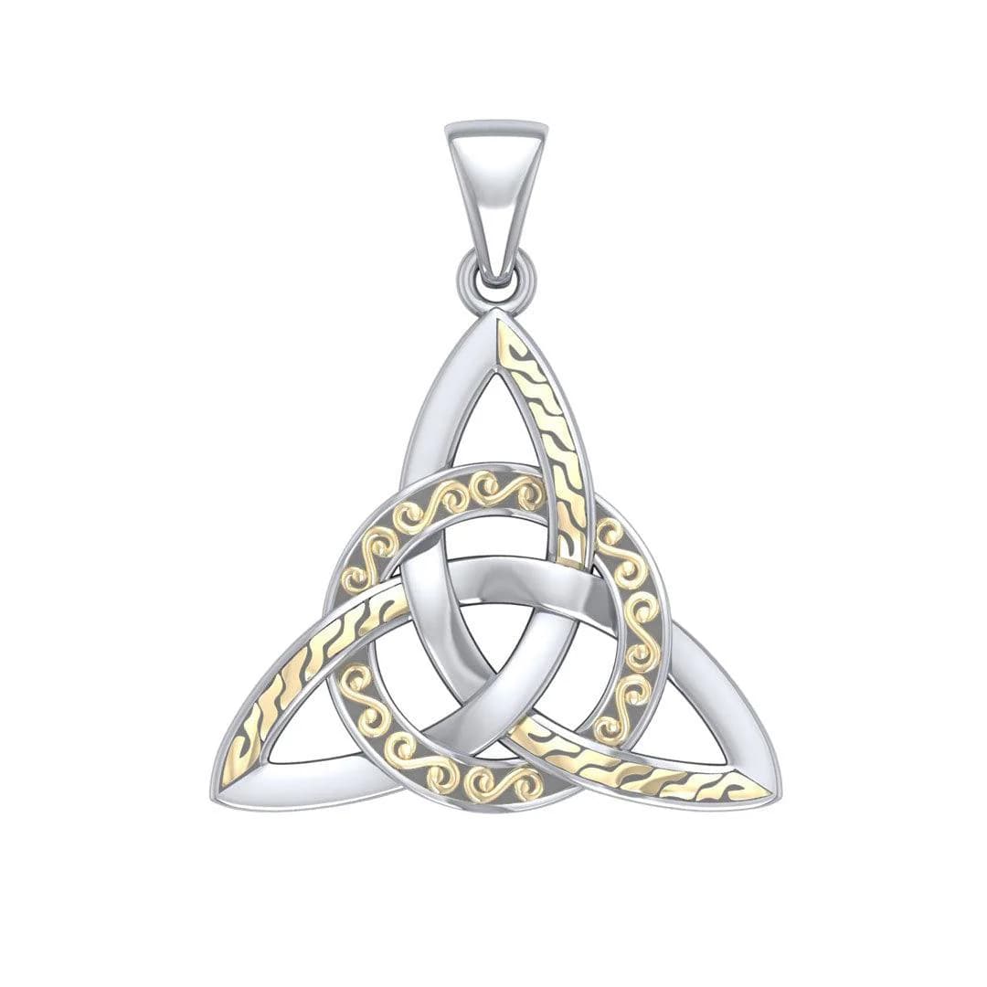 Vedhæng med Triquetra - Treenighedssymbolet - 34mm - u/kæde