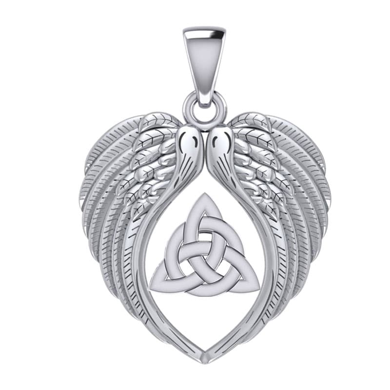 Englevinger - Triquetra - Treenighedssymbolet - u/kæde