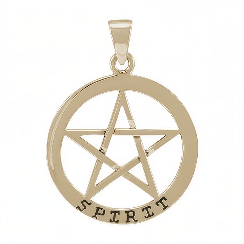 Vedhæng med Pentagram - u/kæde