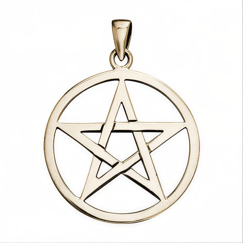 Vedhæng med Pentagram - u/kæde