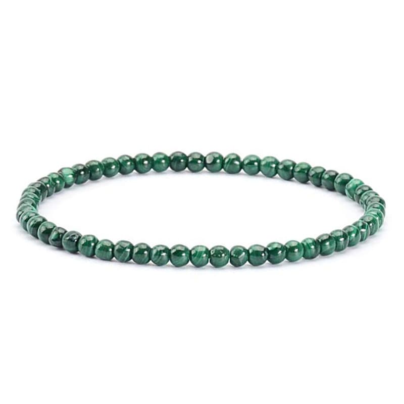 Armbånd Malakit - 4mm