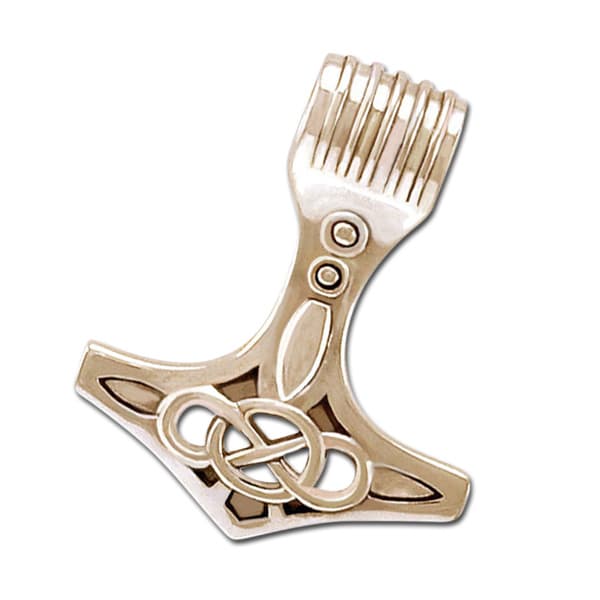 Vedhæng Thors Hammer - 25mm - u/kæde