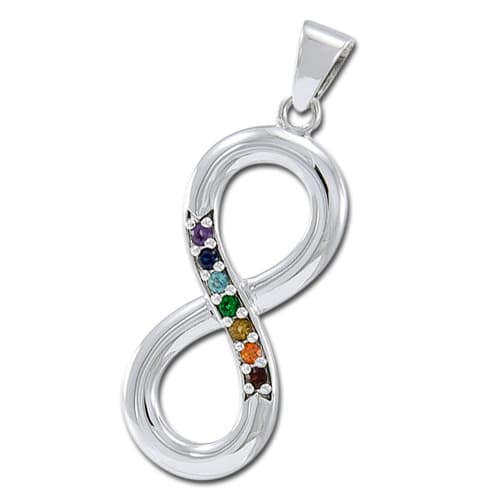 Chakra Uendelighedstegnet vedhæng - 45mm - u/kæde