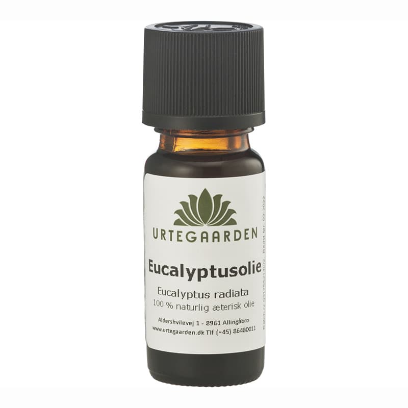 Æterisk olie - Eucalyptusolie - Urtegaarden - 10ml - Æteriske olier