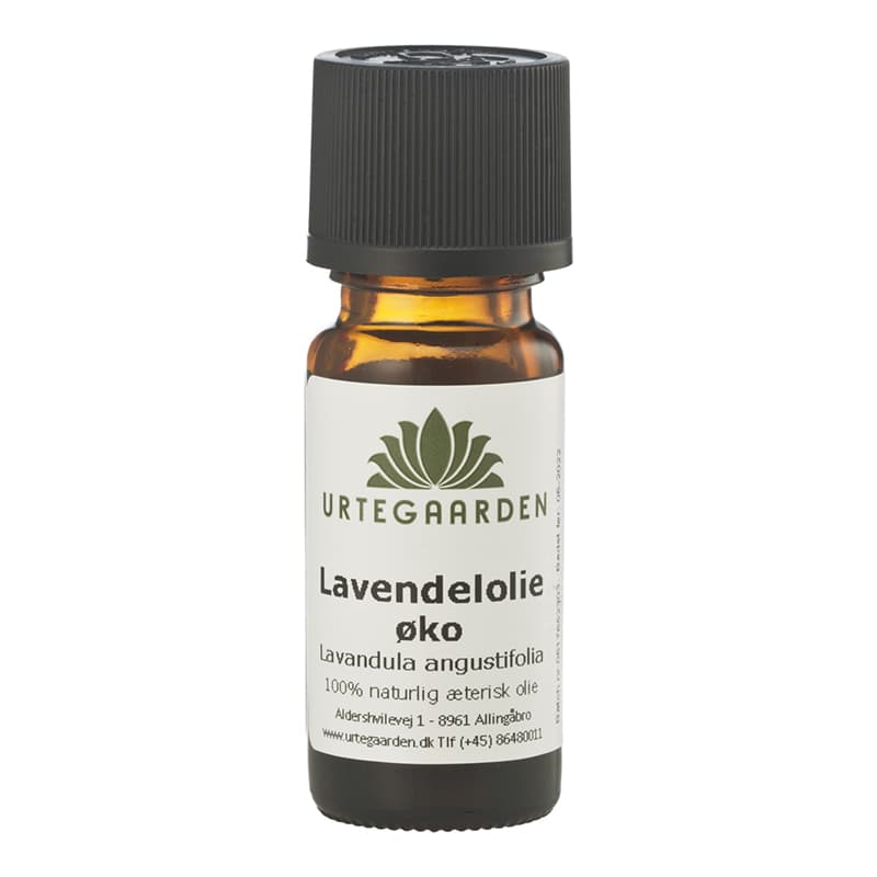 Æterisk olie - Lavendelolie - Urtegaarden - 5ml - Æteriske olier - Økologisk