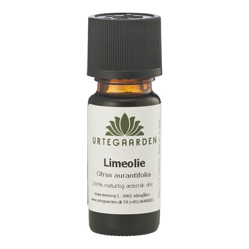 Æterisk olie - Limeolie - Urtegaarden - 10ml - Æteriske olier