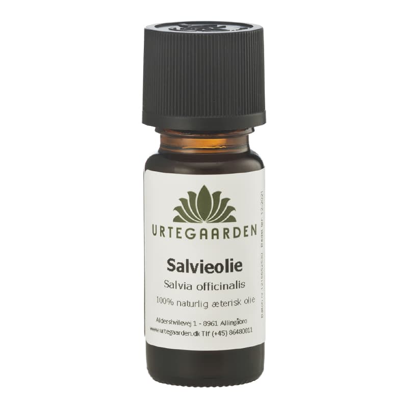 Æterisk olie - Salvieolie - Urtegaarden - 10ml - Æteriske olier