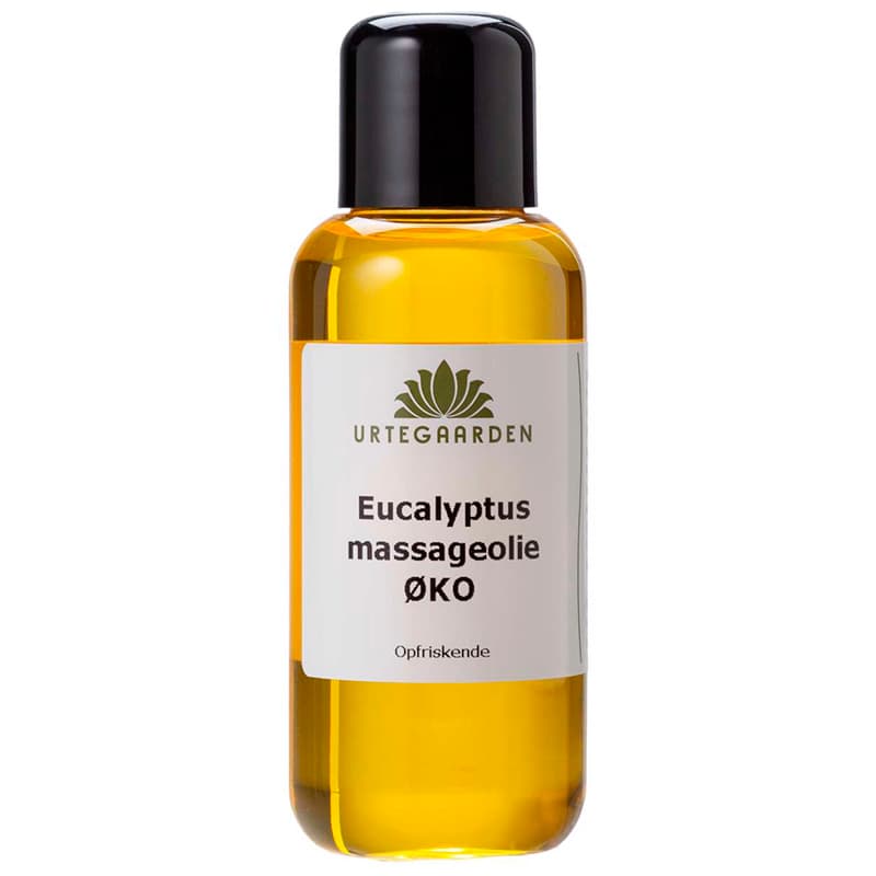 Eucalyptus Massageolie - Urtegaarden - 100ml - Økologisk