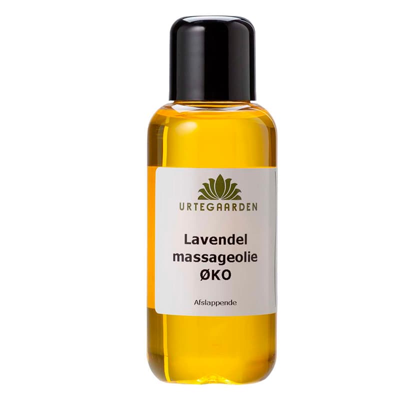 Lavendel Massageolie - Urtegaarden - 100ml - Økologisk